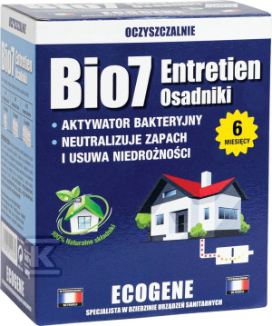 Preparat BIO7 ENTRETIEN EKSPLOATACJA 480G do osadników