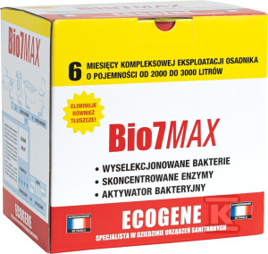 Препарат BIO7 MAX 6 міс. ЕКСПЛУАТАЦІЯ РОЗКЛАДАННЯ ЖИРІВ (6х80г ENTRETIEN, 6х80г ЖИРІВ) для відстійників.