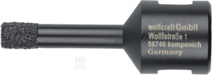 Діамантова коронка для плитки 8 мм Wolfcraft Ceramic/M14, надшвидка