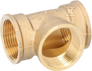 Trójnik mosiężny 5/4" żółty