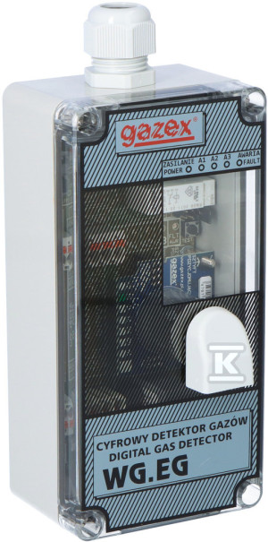 Detektor propanu-butanu LPG, 10/20/30% DGW propanu-butanu, sensor p-p, zasilanie 230V