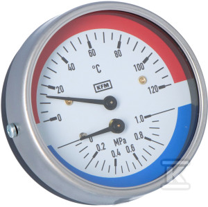 Термоманометр WP80T R1/2 1,0 MPa/120 °C