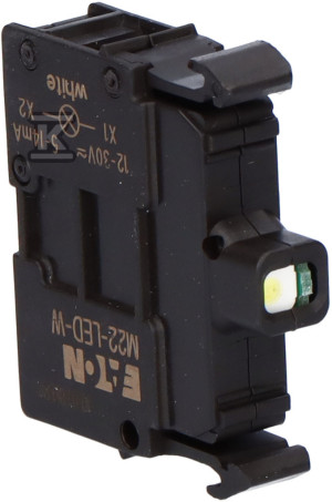 Oprawka M22-LED-W dioda LED biała U=24V mocowanie przód