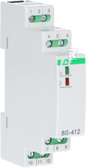 Przekaźnik bistabilny grupowy U=24AC/DC BIS-412-24V