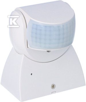 Czujnik ruchu PIR DR-04W - biały, IP66