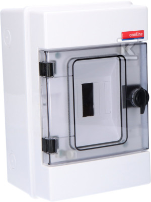 Rozdzielnica natynkowa RH-1x4 moduły IP65 ONNLINE 1000V DC PV