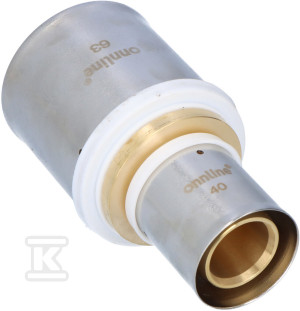 Złączka zaprasowywana redukcyjna 63 x 40mm ONNLINE