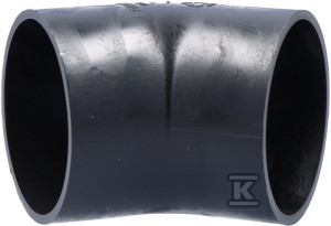 Kolano PEHD 75/45, kolor czarny (kanalizacja HDPE)