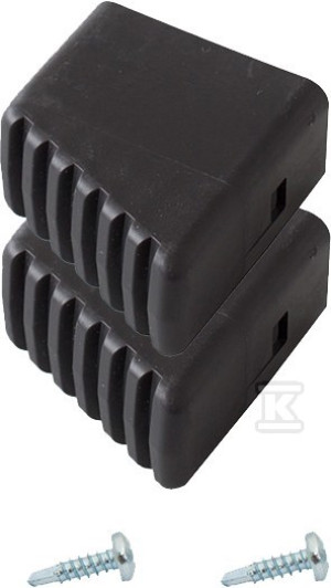Stopa MONTO czarna 40x20 mm (para)