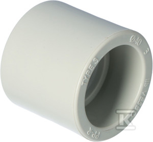 З'єднувач/муфта PP 40mm ONNLINE