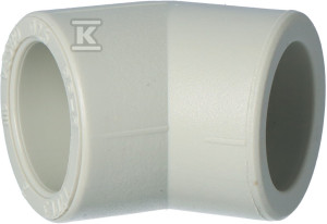 Коліно PP 45° 25mm ONNLINE