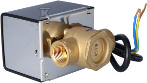 Zawór dwudrogowy 1/2" z siłownikiem SRQ2d-1/2