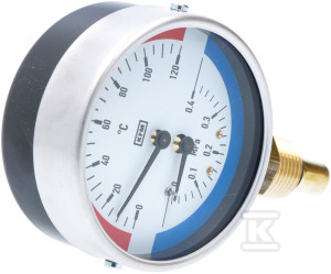 Termomanometr WP80R R1/2 0,4 MPa/120 ST.C