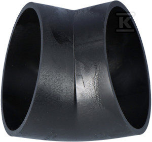 Коліно ПЕHD 160/45, колір чорний (каналізація HDPE)