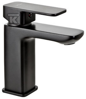 Bateria umywalkowa Valvex Loft Black stojąca, korek clik-clak, Black mat