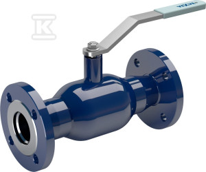 Кульовий кран VEXVE для води до 200C, DN65 PN16 фланцевий, повнопрохідний зі зменшеним діаметром