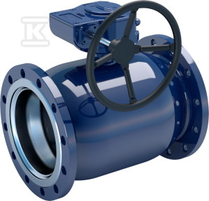 Кульовий кран VEXVE для води до 200C, DN150 PN16 фланцевий, прохідний редукований, ручне перемикання