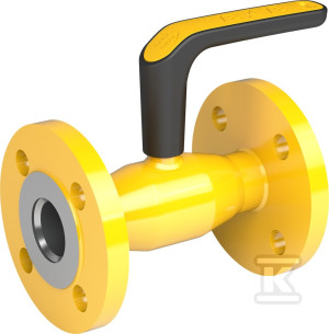 Кульовий кран VEXVE X для газу, DN40 PN40 фланцевий, повнопрохідний зі зменшеним діаметром