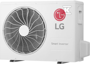 Klimatyzator 5,0 kW ścienny split jednostka zewnętrzna Dualcool ARTCOOL AI AIR Mirror LG
