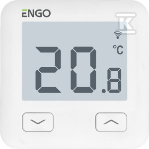 Інтернет-регулятор температури ENGO E10-W прихований монтаж, білий, 230V