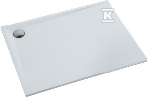 Душова піддона композитна "Etrusco" Stabilsound Plus 80x100x3 см прямокутна