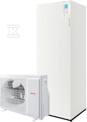 Pompa ciepła powietrzna split Extensa AI Duo R32 - 8 kW, 1 fazowa, 230 V z podgrzewaczem c.w.u. 190l, z możliwością sterowania przy użyciu aplikacji