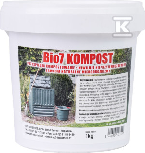 Preparat BIO7 KOMPOST EKSPLOATACJA 1000G do kompostowników