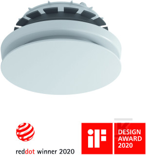 Витяжний анемостат ComfoValve Luna E125, White пакет 24 шт.