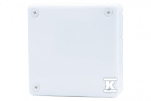 Puszka hermetyczna H55-L 118x118x46 IP55 12-wylotowa biała ONNLINE