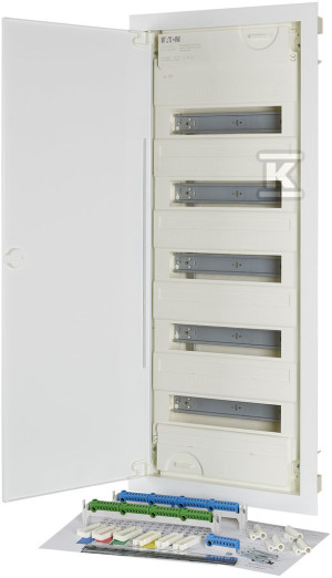 Rozdzielnica modułowa podtynkowa KLV-60UPS-SF IP30 5x70 superpłaska