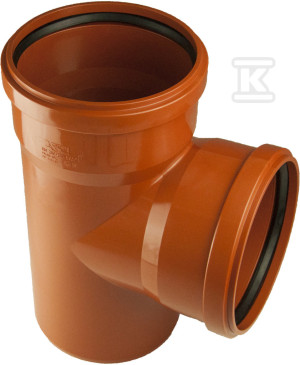 Trójnik PP 160x160/87.5 SN8, do kan.zewnętrznej