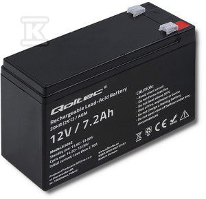 Akumulator AGM/12V/7.2Ah/max. 108A QOLTEC