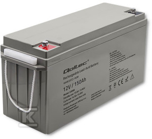 Akumulator AGM/12V/150Ah/max.2250A/40.1kg QOLTEC