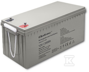 Акумулятор AGM/12V/200Ah/макс.3000A/54.1kg QOLTEC