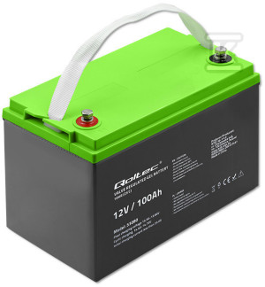 Akumulator żelowy/12V/100Ah/GEL/29.3kg QOLTEC