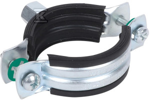 Хомут з покриттям EPDM M8 31-37 мм 2S
