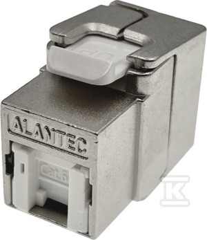Модуль keystone RJ45 безінструментальний STP кат.6A PoE+ ALANTEC Plus - дослідження якості INTERTEK (США) - ПІДВИЩЕНІ ТРАНСМІСІЙНІ ПАРАМЕТРИ