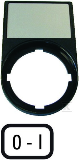 Tabliczka M22S-ST-X89 opisowa I-0-II
