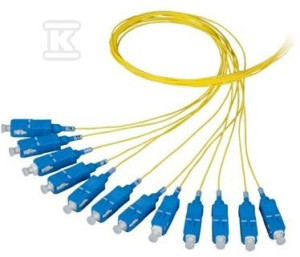 Pigtail SM 9/125, SC/PC pokrycie 0,9mm, dł.2m