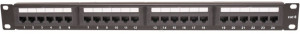Panel kategorii 6 UTP 19" 1U, 24xRJ45
