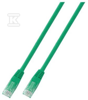 Patchcord RJ45 SF/UTP kat. 5e PVC CCA zielony 3m