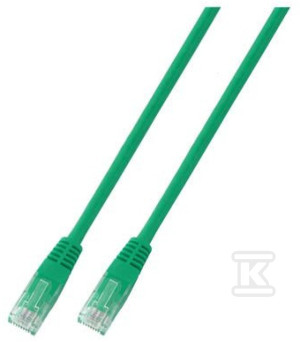 Патчкорд RJ45 U/UTP кат. 5e PVC CCA зелений 3м