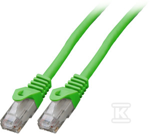 Патч-корд RJ45 U/UTP кат. 6 LSZH CCA зелений 1м