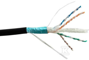 Кабель SecurityNET F/UTP кат.6A зовнішній гелевий 500м