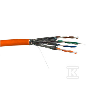 Kabel SecurityNET U/FTP kat.6A CU LSZH Dca 500m