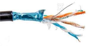 Кабель SecurityNET F/UTP кат. 6 зовнішній, гелеваний PE 500м