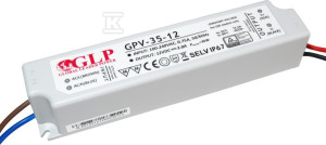 Zasilacz LED GLP 12V, 3A, 35W