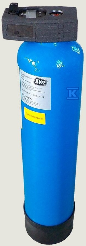 Zmiękczacz do instalacji grzewczej i chłodniczej, butla 14L + flansza 3200 DN15 (wydatek do 49 tys. litrów/1° dH)