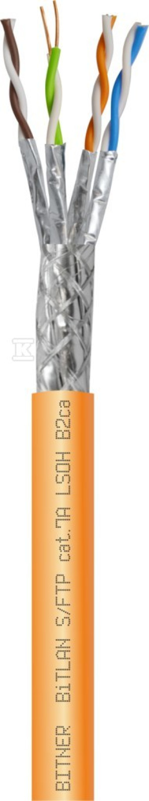Kabel sieciowy BiTLAN S/FTP 4x2x22AWG cat.7A 1200MHz LSOH B2ca