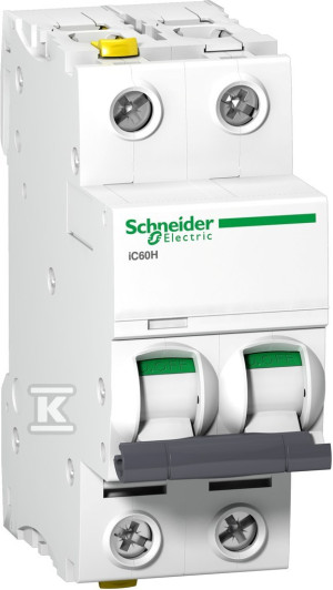 Wyłącznik nadprądowy iC60H-C6-2 C 6A 2-biegunowy
